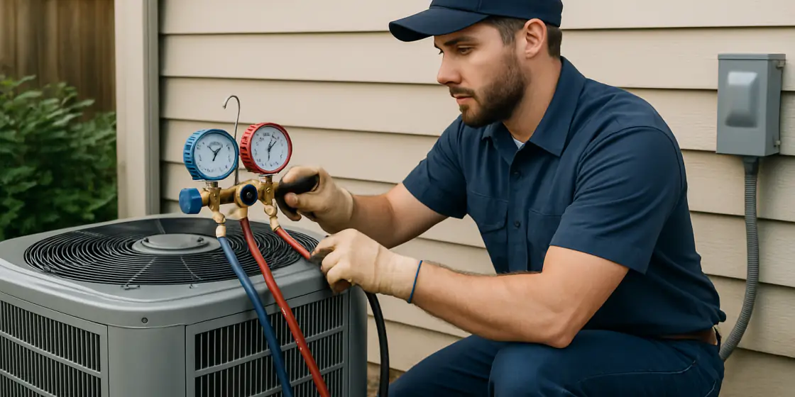 ComfortPro Heating & Cooling sample page